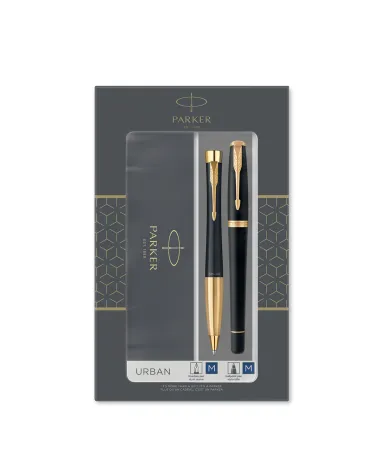 Długopis Urban + Pi&oacute;ro Urban Parker Czarne GT (2093381)