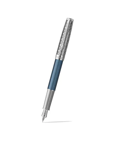 Pi&oacute;ro wieczne Parker Sonnet Metal Blue CT 18k. (2119743)