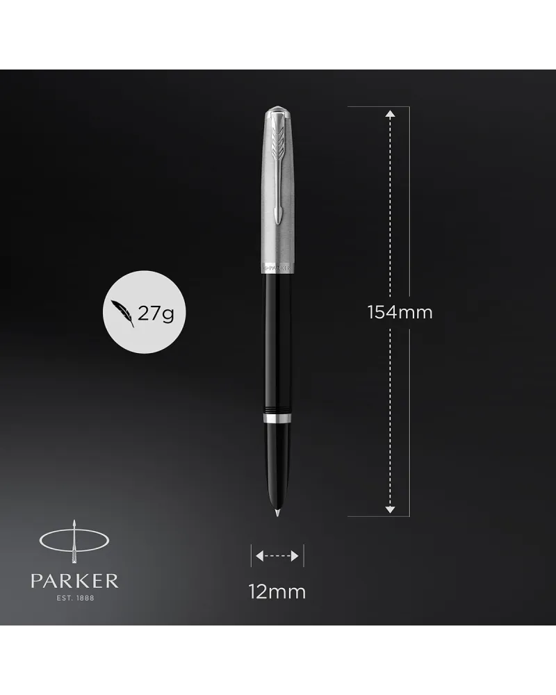 Pi&oacute;ro wieczne Parker 51 czarne CT (2123491)