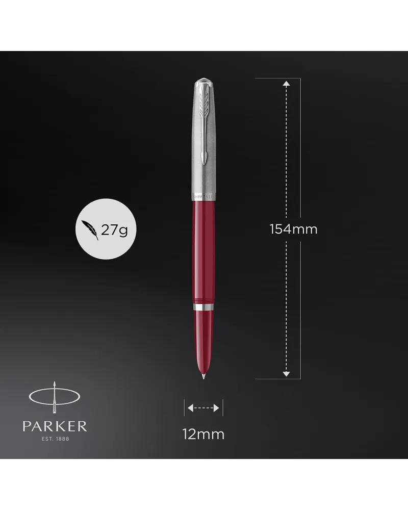 Pi&oacute;ro wieczne Parker 51 czerwone CT (2123496)