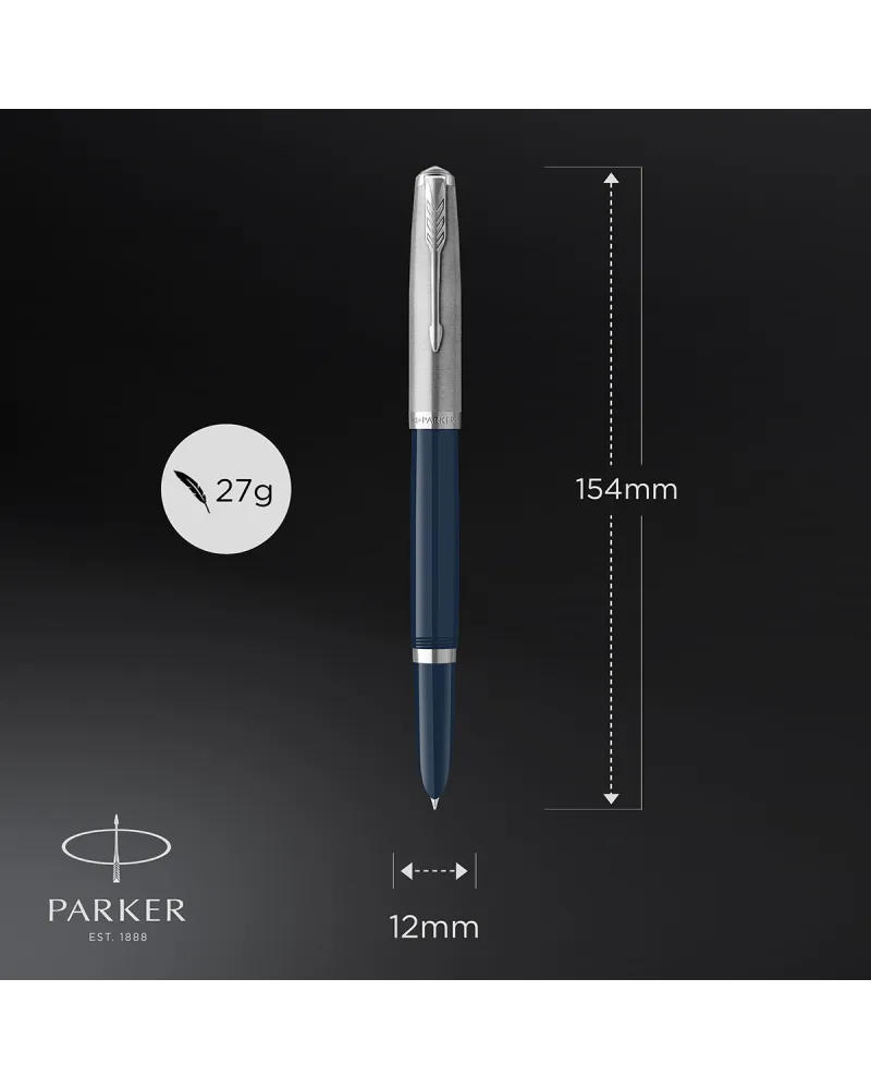 Pi&oacute;ro wieczne Parker 51 midnight blue CT (2123501)