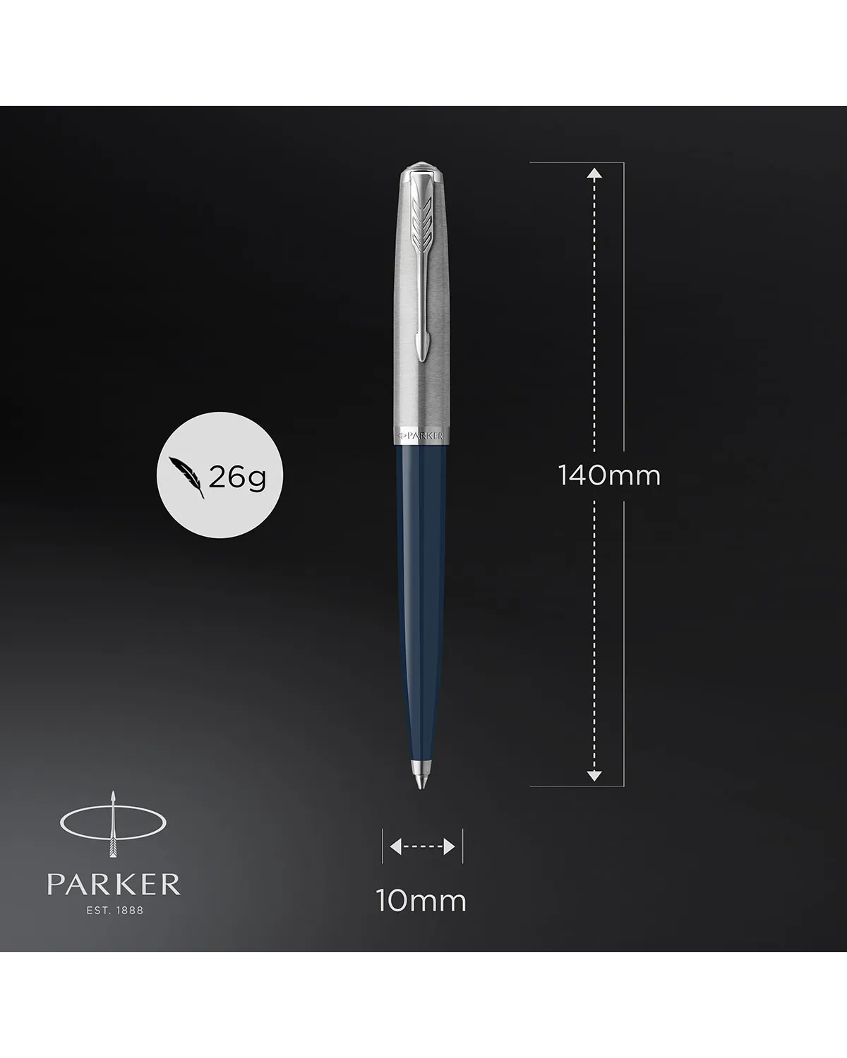 Długopis Parker 51 midnight blue CT (2123503)