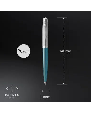 Długopis Parker 51 teal CT (2123508)