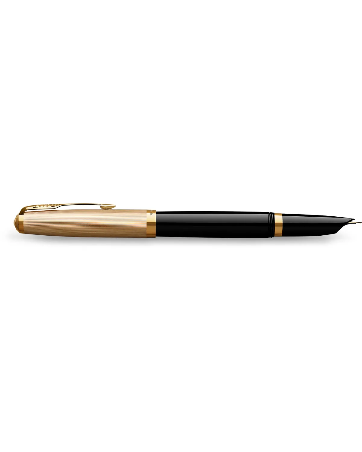 Pi&oacute;ro wieczne Parker 51 Deluxe Czarne GT (2123511)