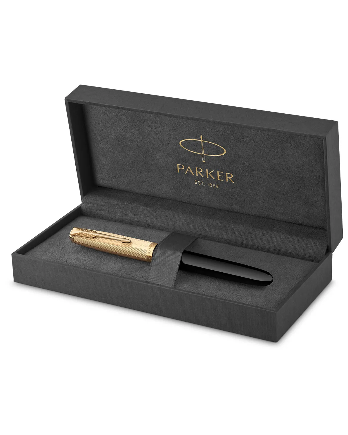 Pi&oacute;ro wieczne Parker 51 Deluxe Czarne GT (2123511)