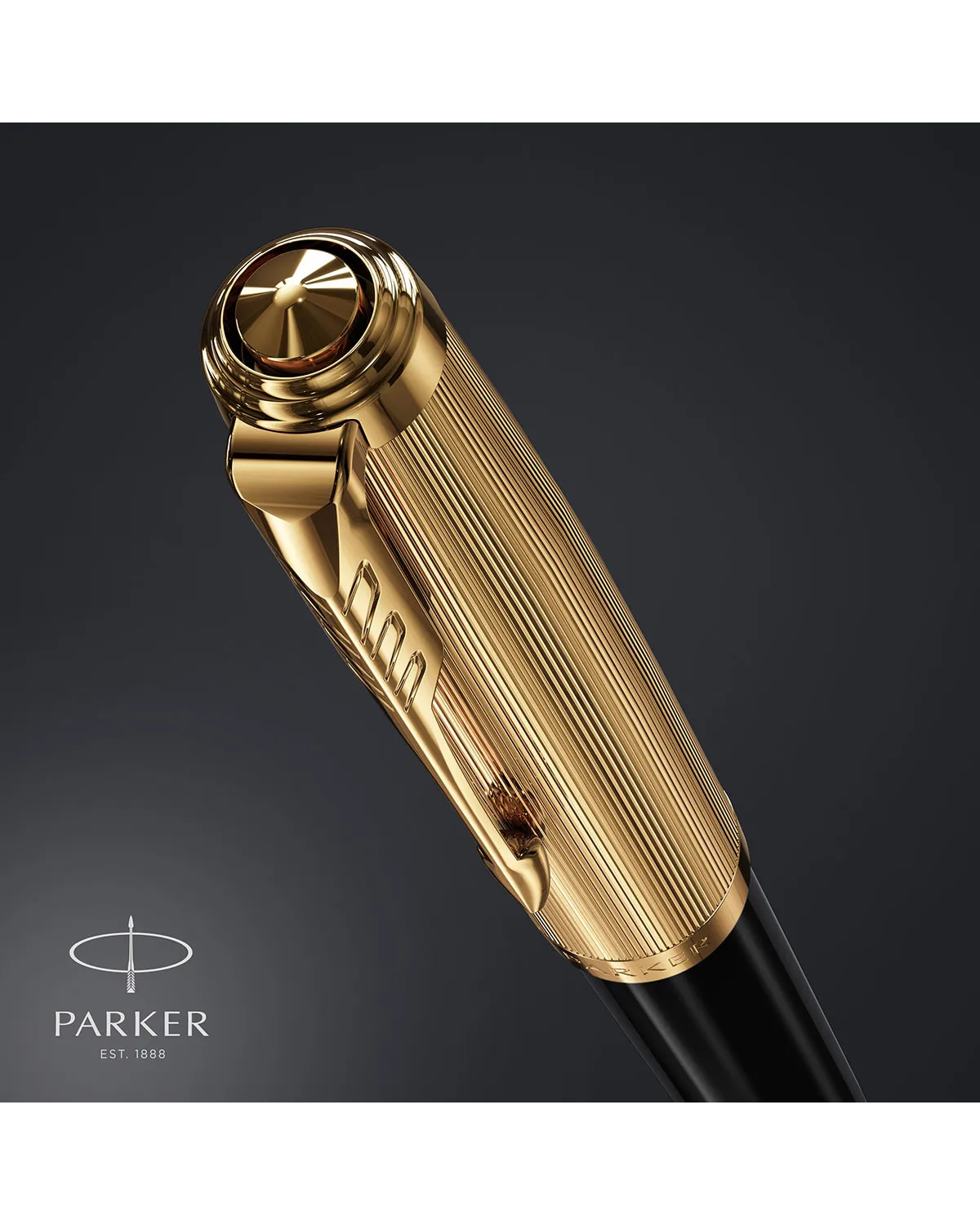 Pi&oacute;ro wieczne Parker 51 Deluxe Czarne GT (2123511)