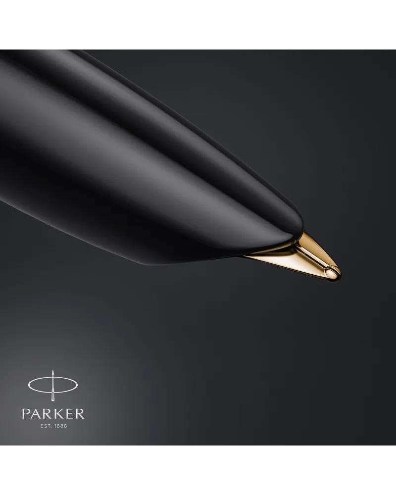 Pi&oacute;ro wieczne Parker 51 Deluxe Czarne GT (2123511)
