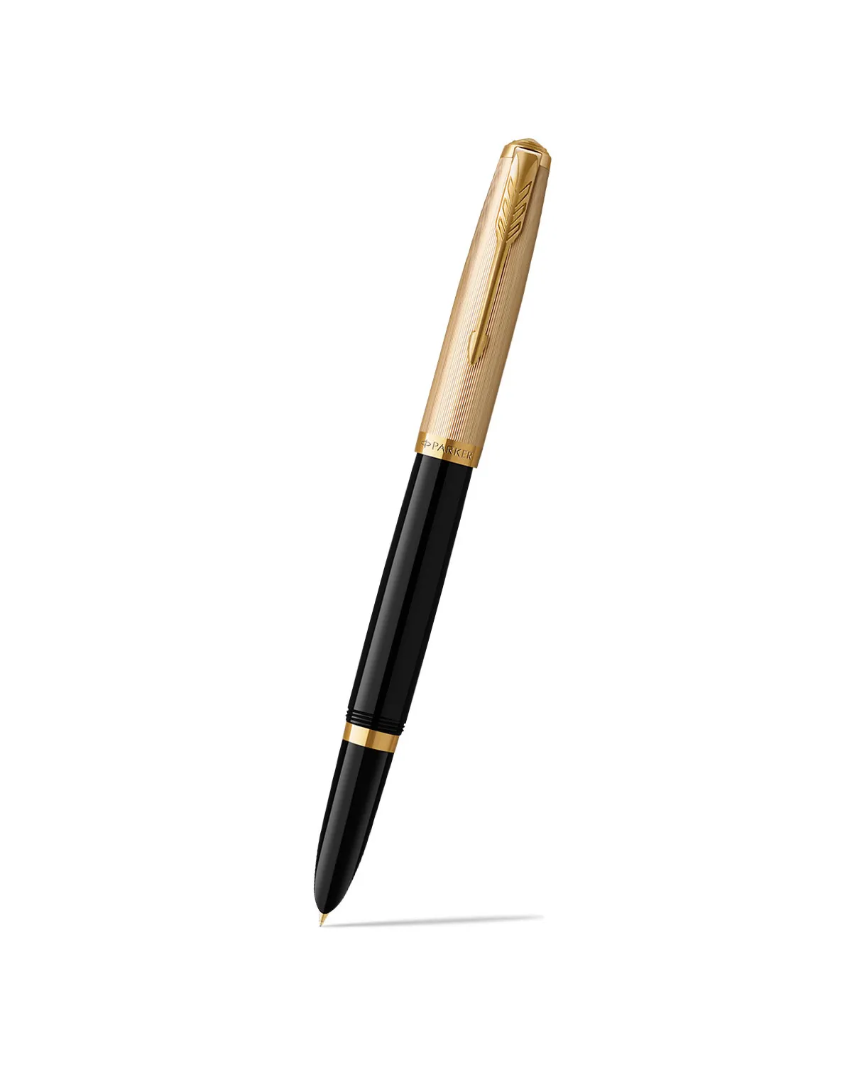 Pi&oacute;ro wieczne Parker 51 Deluxe Czarne GT (2123511)