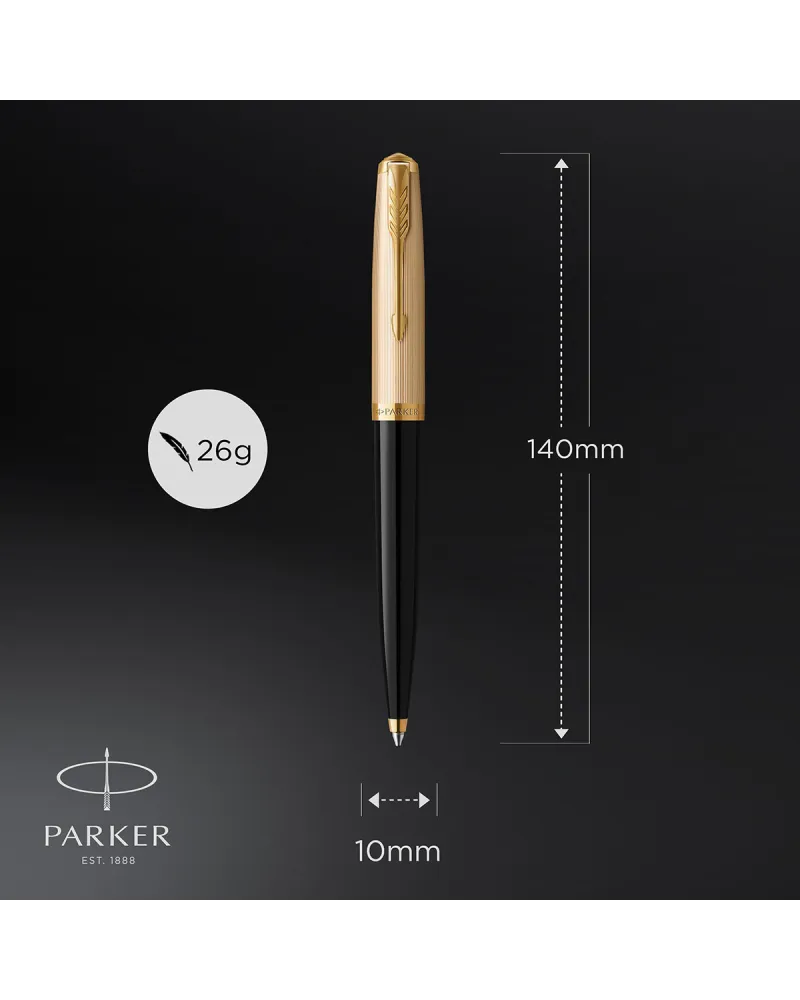 Długopis Parker 51 Deluxe Czarny GT (2123513)