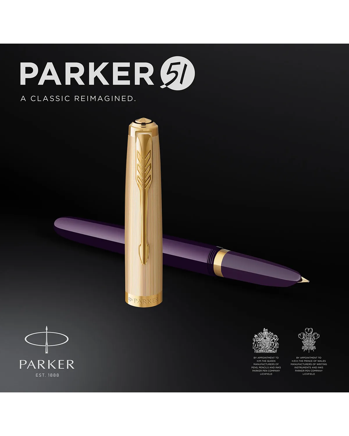 Pi&oacute;ro wieczne Parker 51 Deluxe Plum GT (2123516)