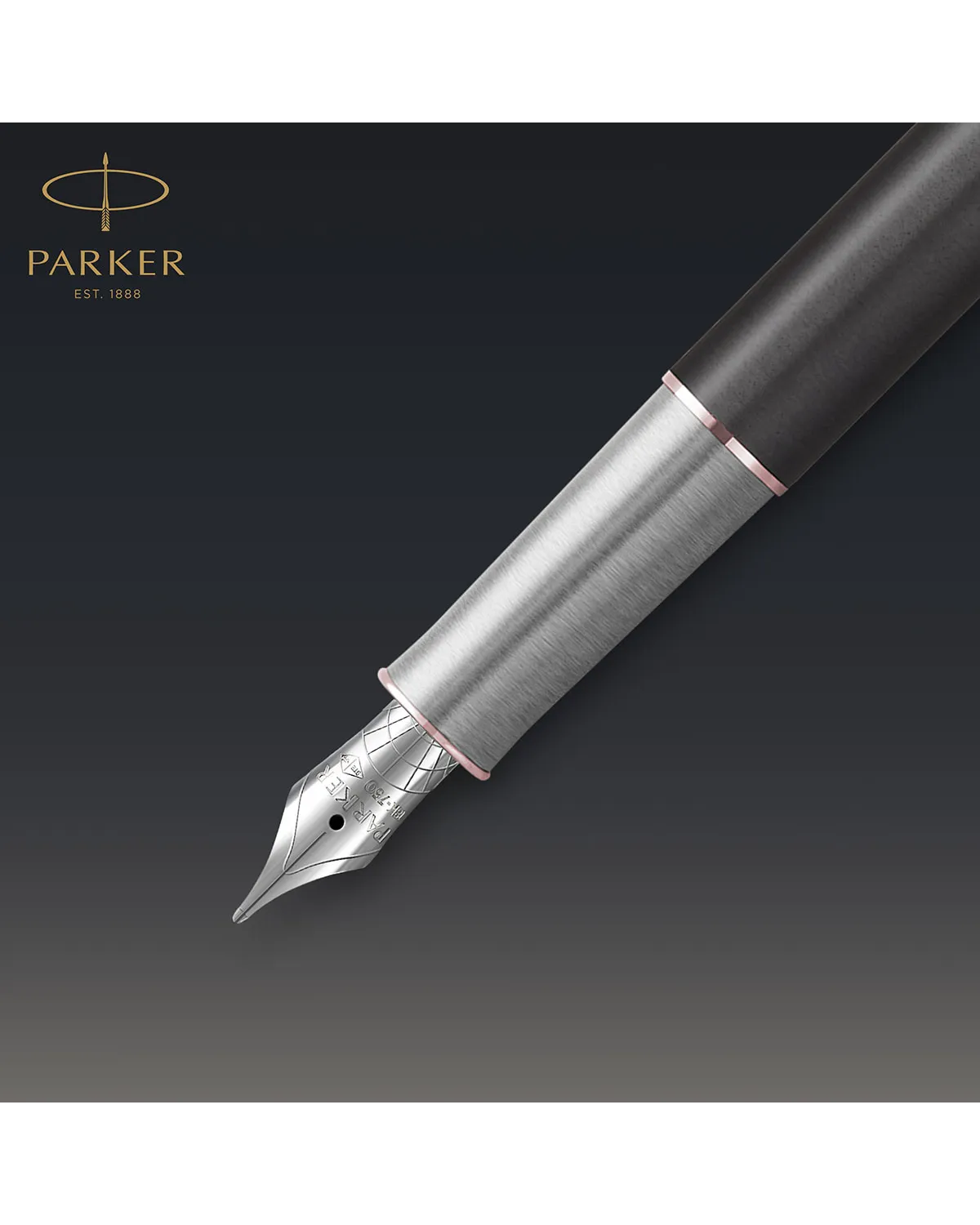 Pi&oacute;ro wieczne Parker Sonnet Metal & Grey PGT 18k. (2119788)