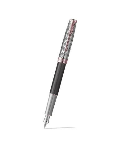 Pi&oacute;ro wieczne Parker Sonnet Metal & Grey PGT 18k. (2119788)