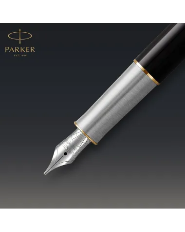 Pi&oacute;ro wieczne Parker Sonnet Metal & Black GT 18k. (2119784)
