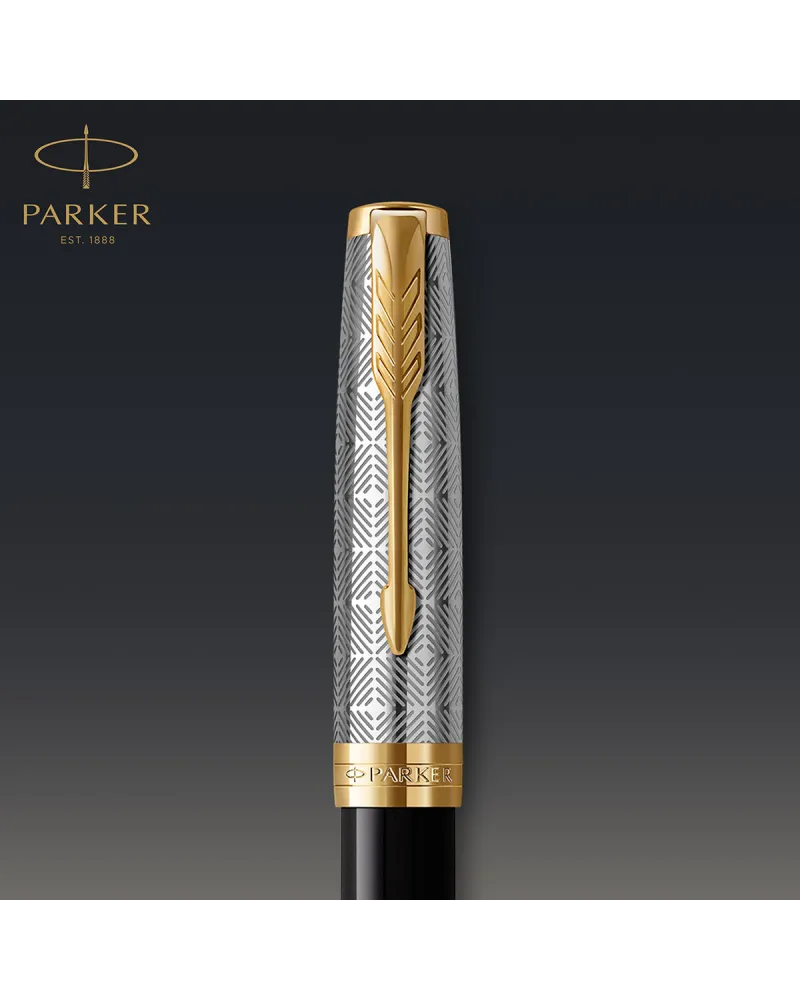 Pi&oacute;ro wieczne Parker Sonnet Metal & Black GT 18k. (2119784)