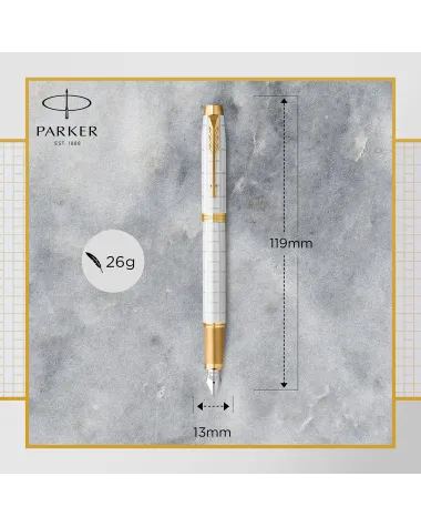 Pióro wieczne Parker IM Premium Perłowe GT (2143649) Pióro wieczne Parker IM Premium Perłowe GT (2143649)