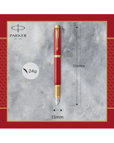 Pi&oacute;ro wieczne Parker IM Premium Czerwone GT (2143650)
