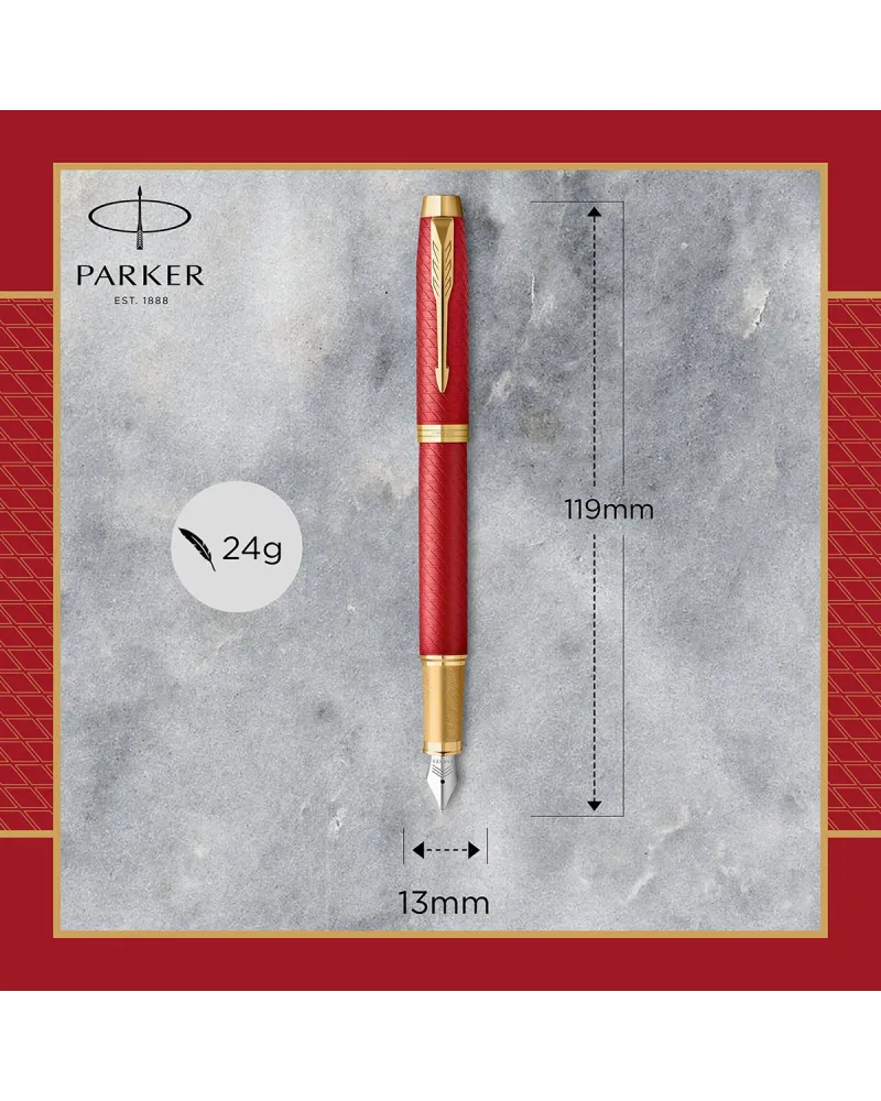 Pi&oacute;ro wieczne Parker IM Premium Czerwone GT (2143650)
