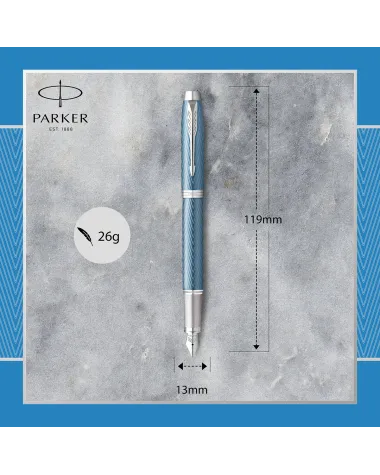 Pi&oacute;ro wieczne Parker IM Premium Niebiesko Szare CT (2143651)