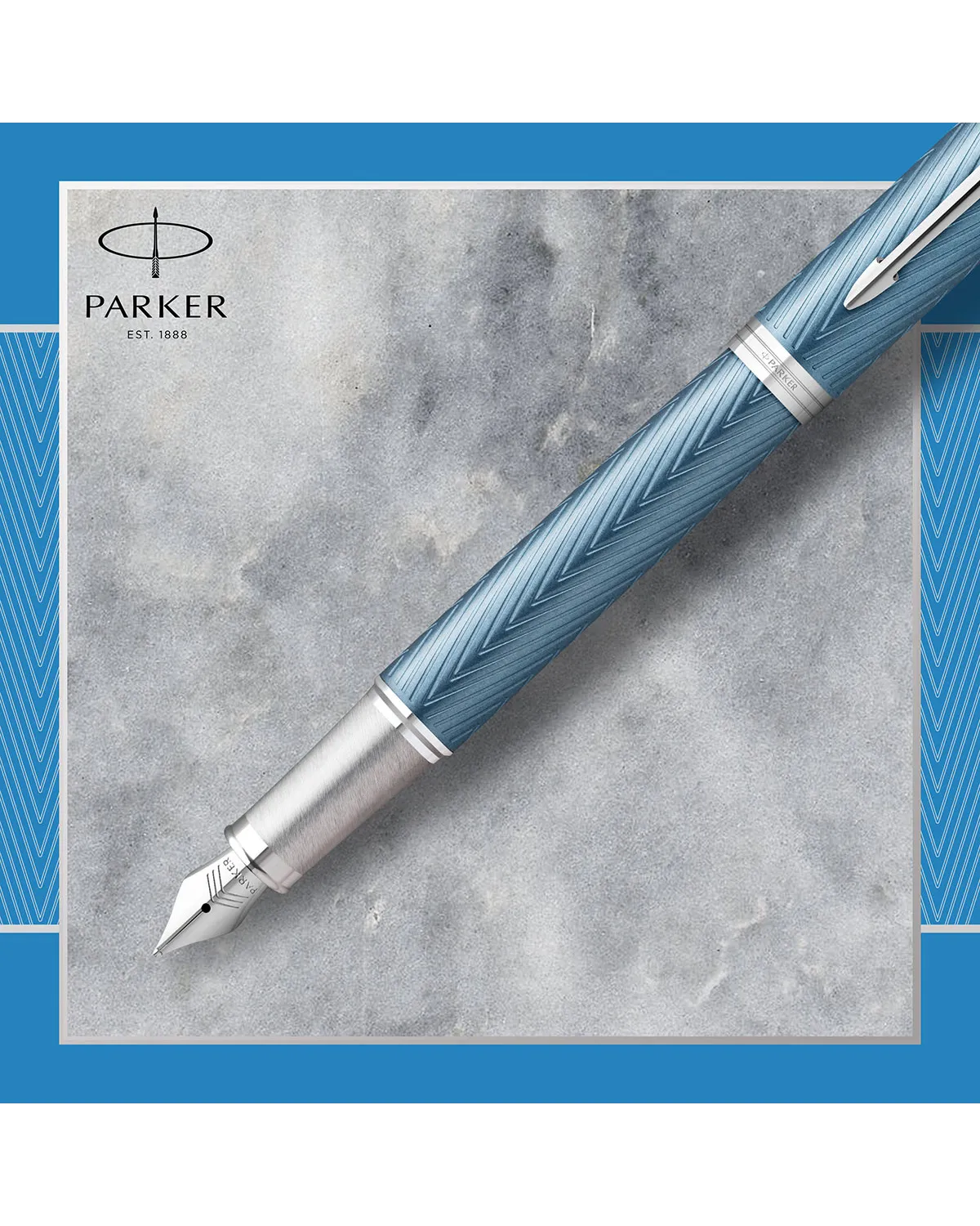 Pi&oacute;ro wieczne Parker IM Premium Niebiesko Szare CT (2143651)