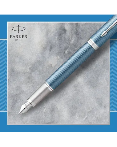 Pi&oacute;ro wieczne Parker IM Premium Niebiesko Szare CT (2143651)