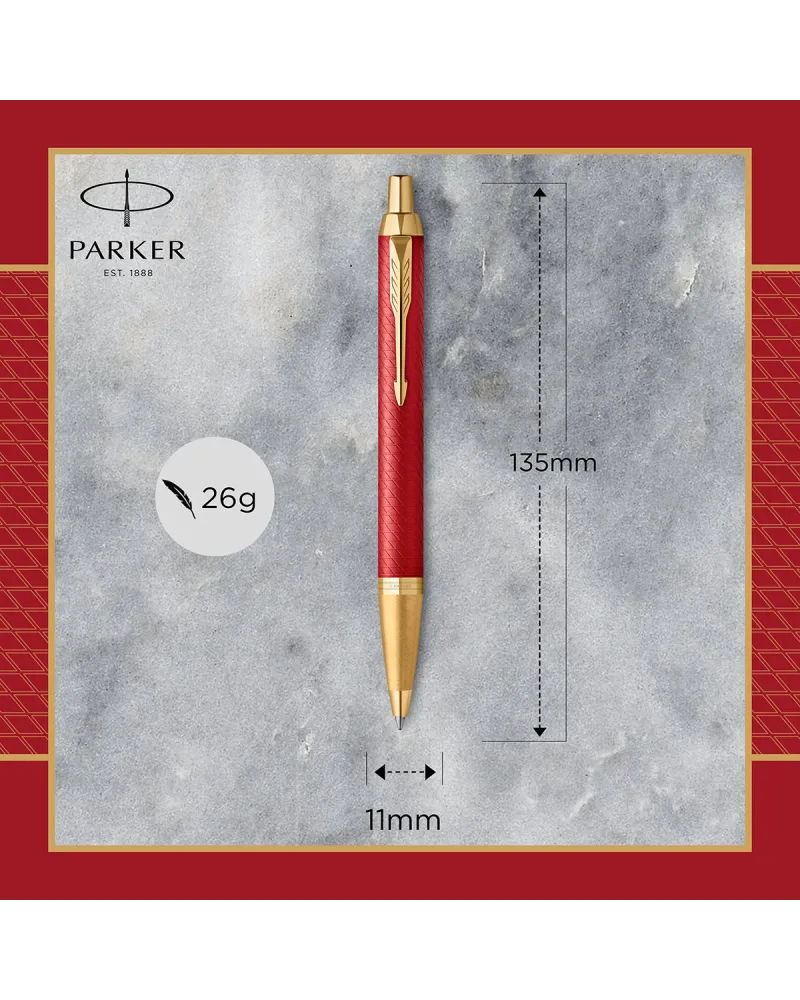 Długopis Parker IM Premium Czerwony GT (2143644) Długopis Parker IM Premium Czerwony GT (2143644)