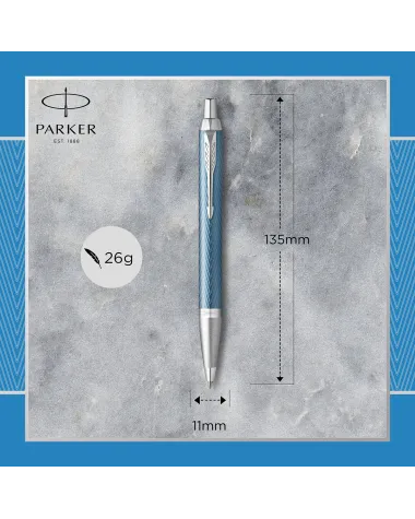 Długopis Parker IM Premium Niebiesko Szary CT (2143645)