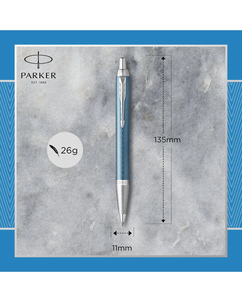 Długopis Parker IM Premium Niebiesko Szary CT (2143645)