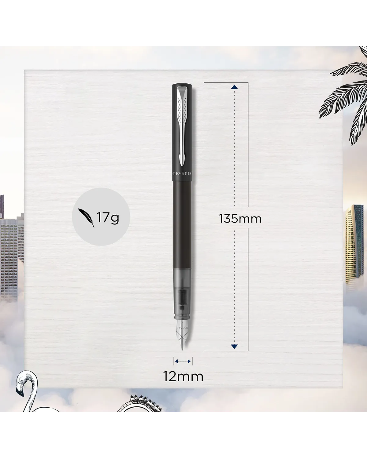 Pióro wieczne Parker Vector XL Czarne CT (2159749) Pióro wieczne Parker Vector XL Czarne CT (2159749)