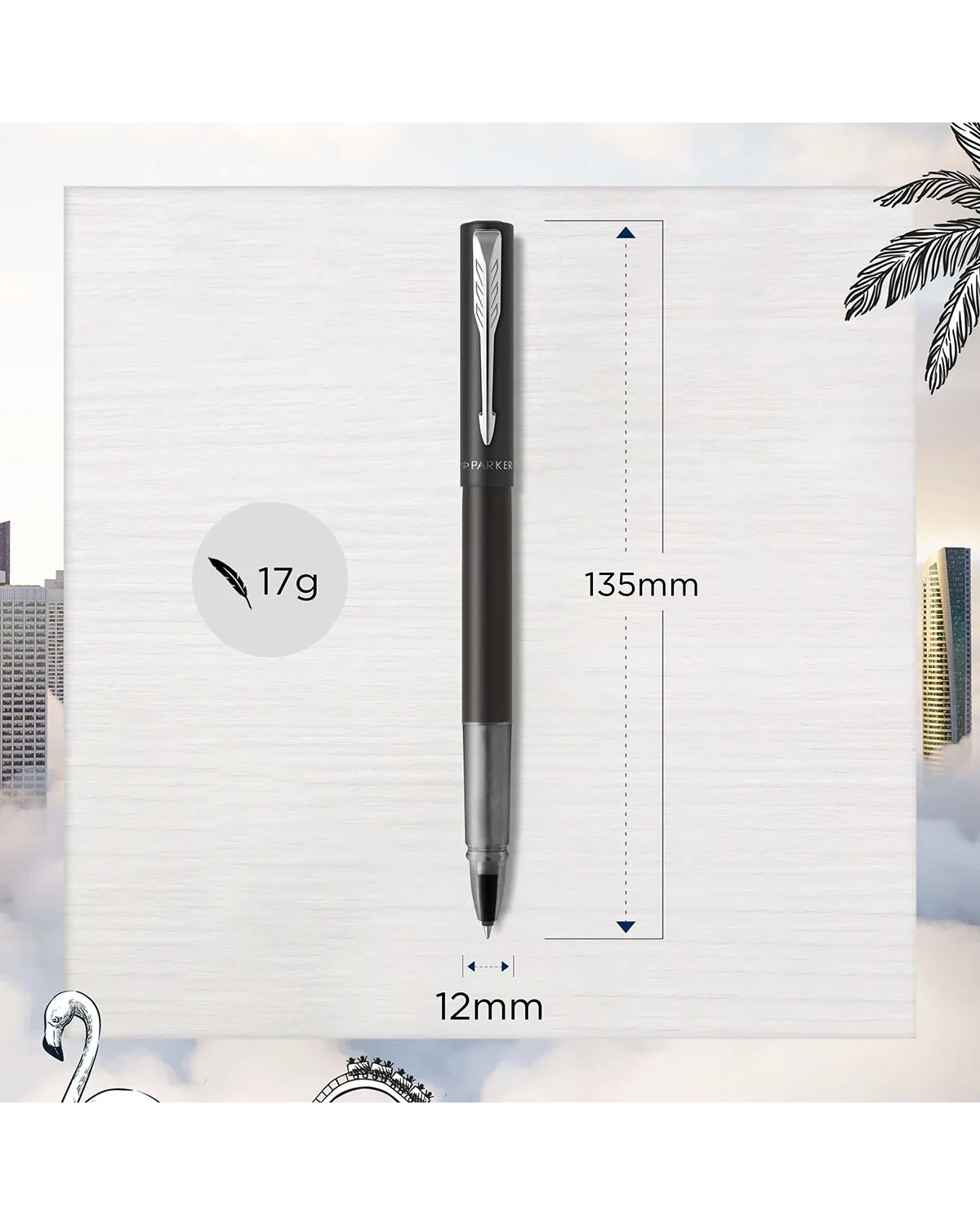 Pi&oacute;ro kulkowe Parker Vector XL Czarne CT (2159774)