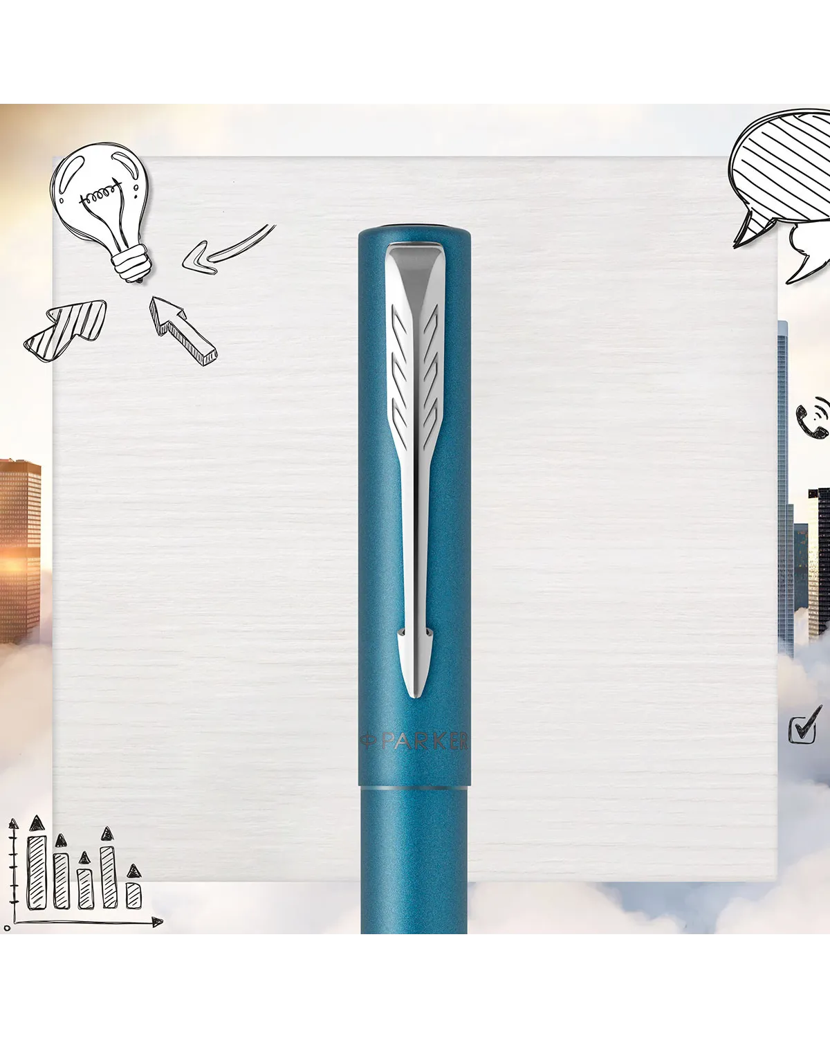 Pi&oacute;ro kulkowe Parker Vector XL Teal CT (2159776)