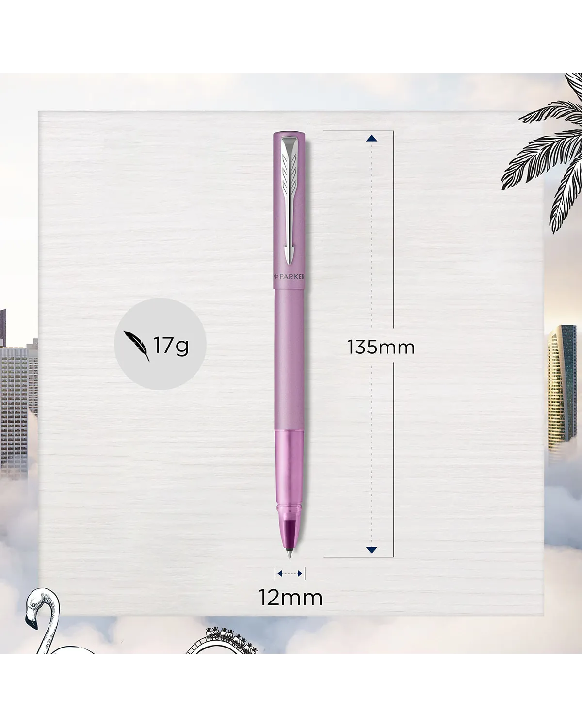 Pi&oacute;ro kulkowe Parker Vector XL Liliowe CT (2159778)