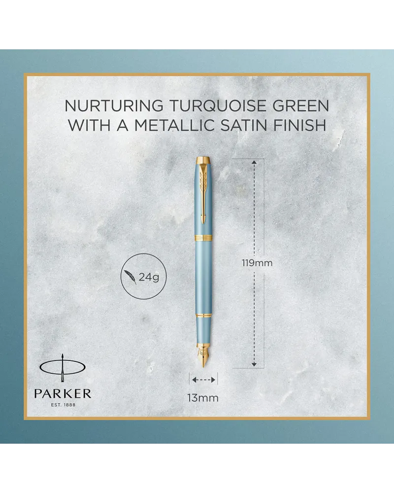 Pi&oacute;ro wieczne Parker IM Rituals Turquoise Green (2203892)