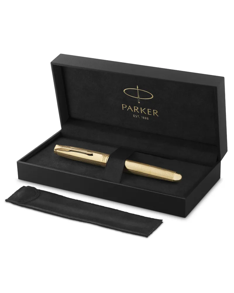 Pióro wieczne Parker Sonnet Ciselé GT 18k (2209265) Pióro wieczne Parker Sonnet Ciselé GT 18k (2209265)