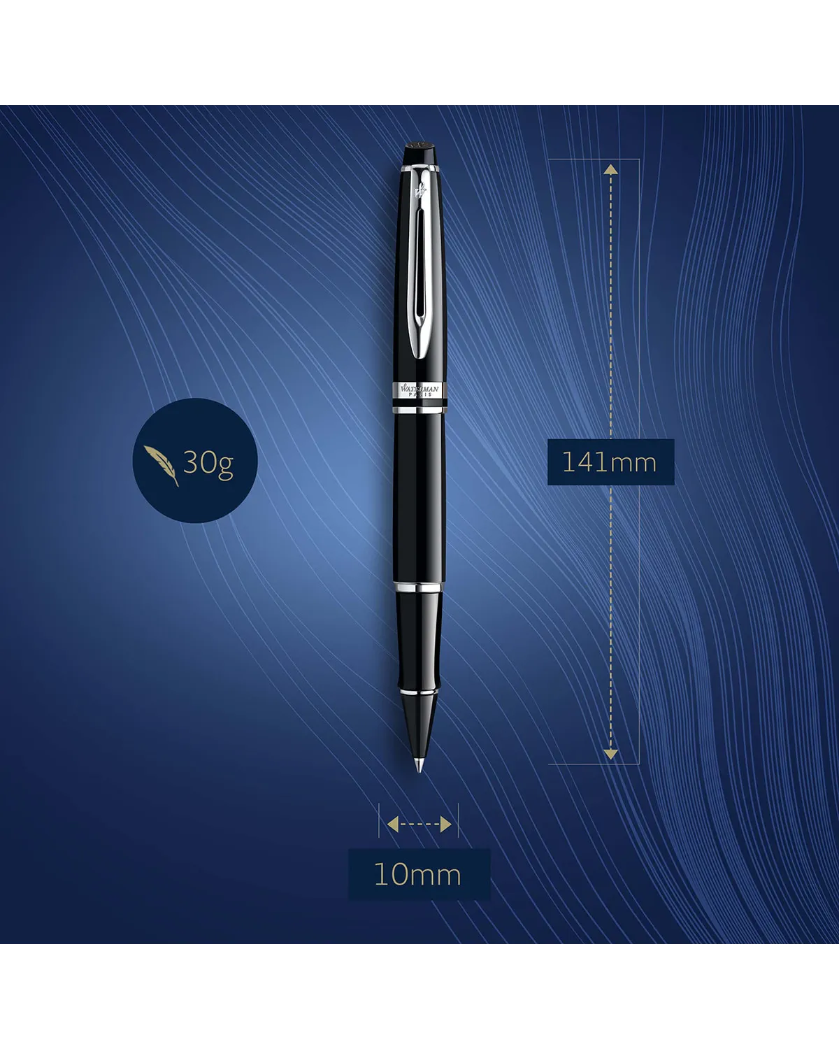 Pi&oacute;ro kulkowe Waterman Expert Czarne CT (S0951780)