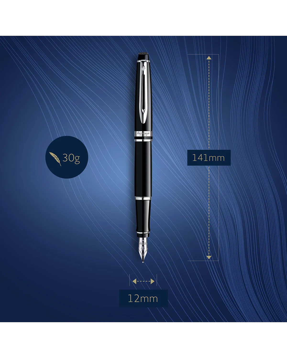 Pióro wieczne Waterman Expert czarne CT (S0951760) Pióro wieczne Waterman Expert czarne CT (S0951760)
