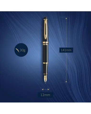 Pióro wieczne Waterman Expert czarne GT (S0951640) Pióro wieczne Waterman Expert czarne GT (S0951640)