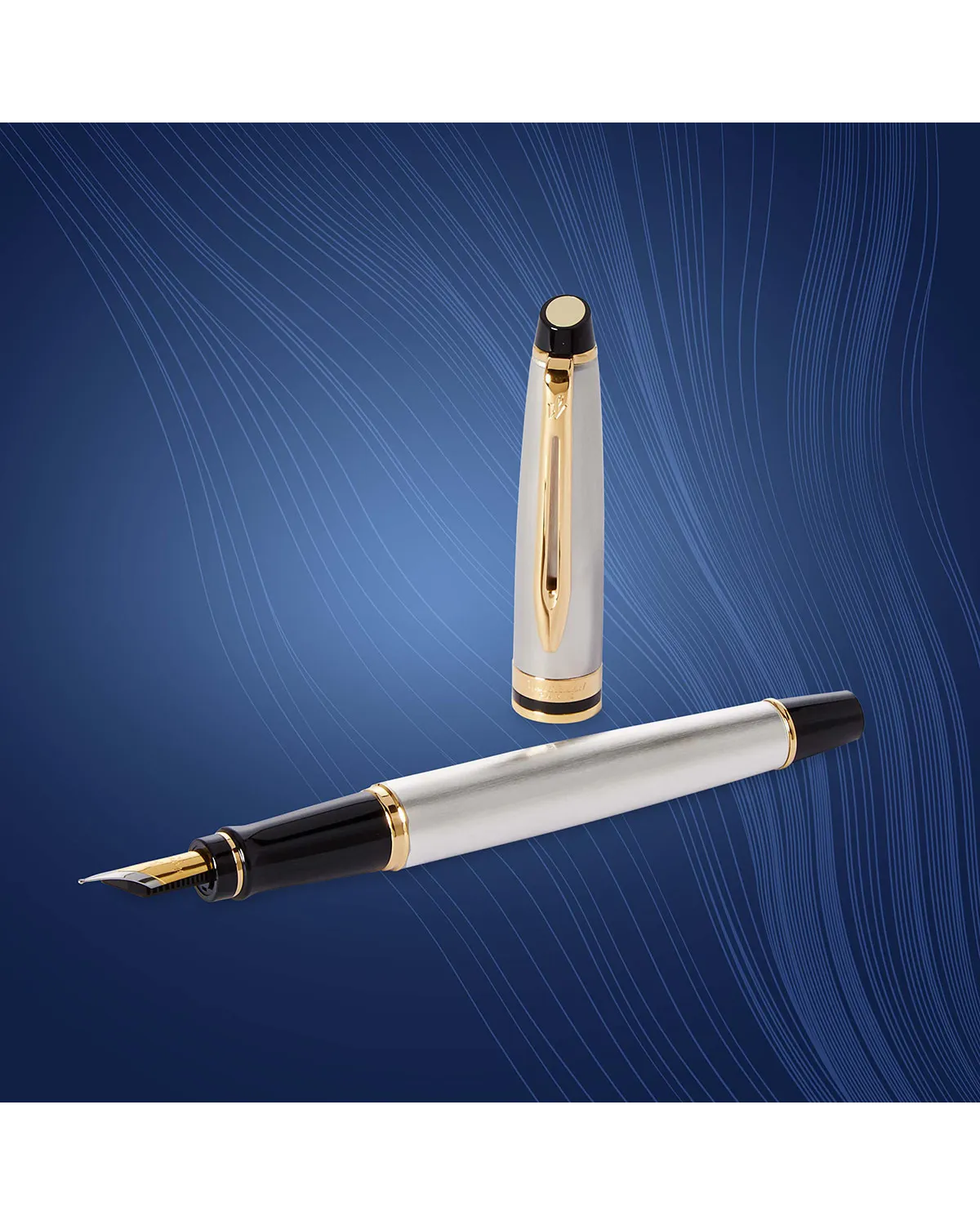 Pióro wieczne Waterman Expert stalowe GT (S0951940) Pióro wieczne Waterman Expert stalowe GT (S0951940)