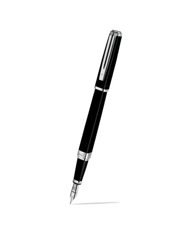 Pióro wieczne Waterman Exception Slim czarne ST (S0637010)