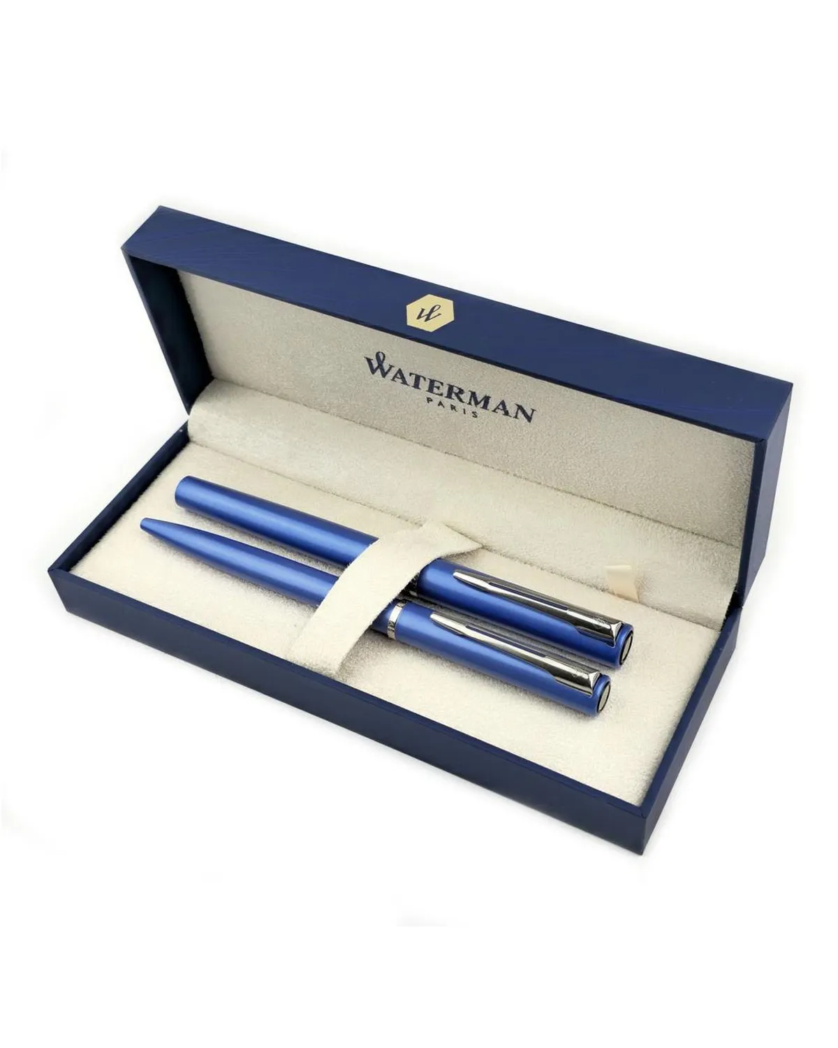 Zestaw Długopis + pióro Waterman Graduate niebieski CT (DUOALLURE2) Zestaw Długopis + pióro Waterman Graduate niebieski CT (DUOALLURE2)