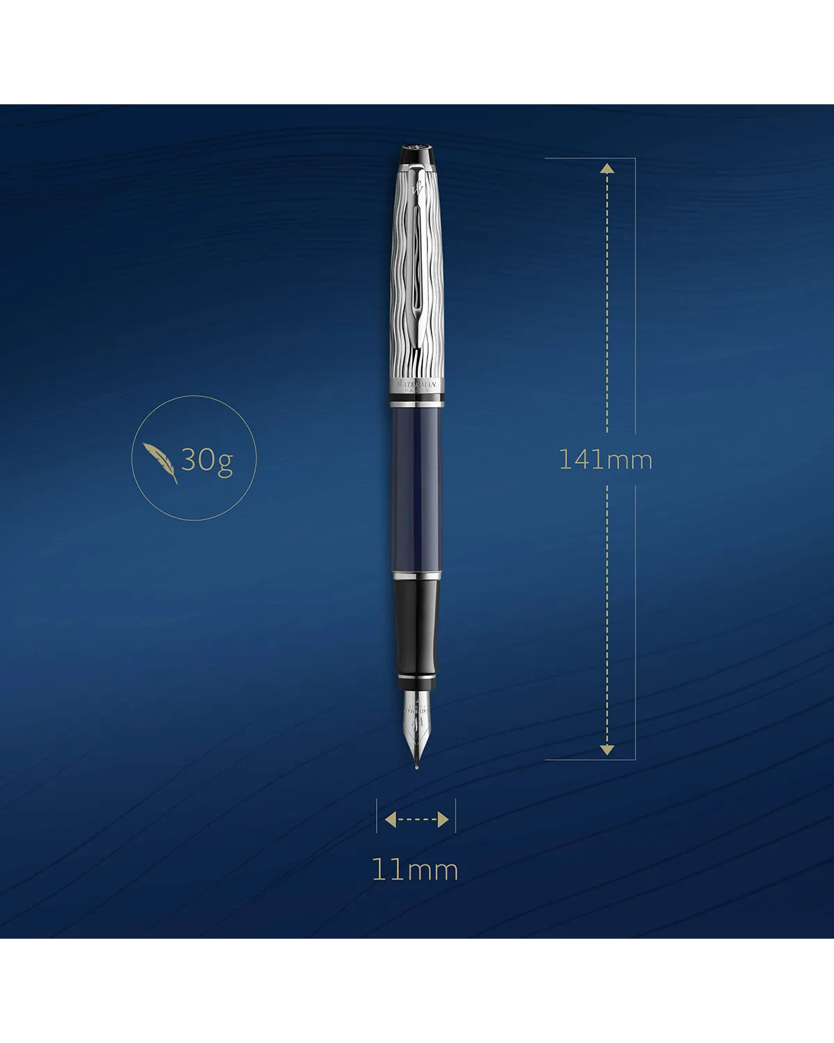 Pi&oacute;ro wieczne Waterman Expert L'essence Du Blue CT (2166426)