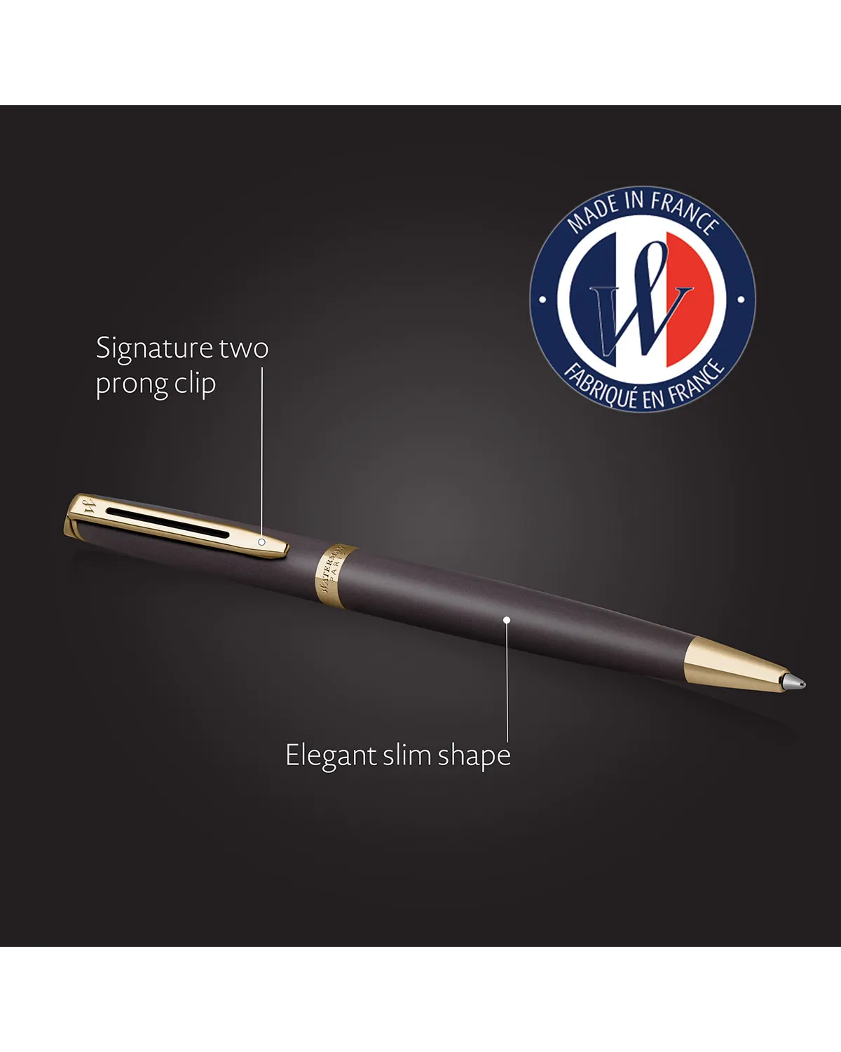 Długopis Waterman Hemisphere Lava Black GT (2217942)