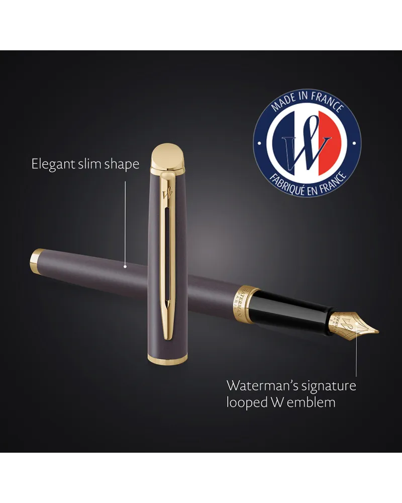 Pióro wieczne Waterman Hemisphere Lava Black GT (2217939) Pióro wieczne Waterman Hemisphere Lava Black GT (2217939)