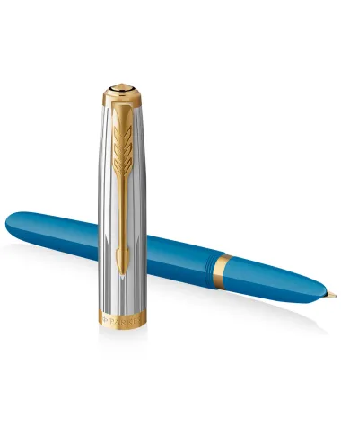Pi&oacute;ro wieczne Parker 51 Premium Turquoise GT (2169078)