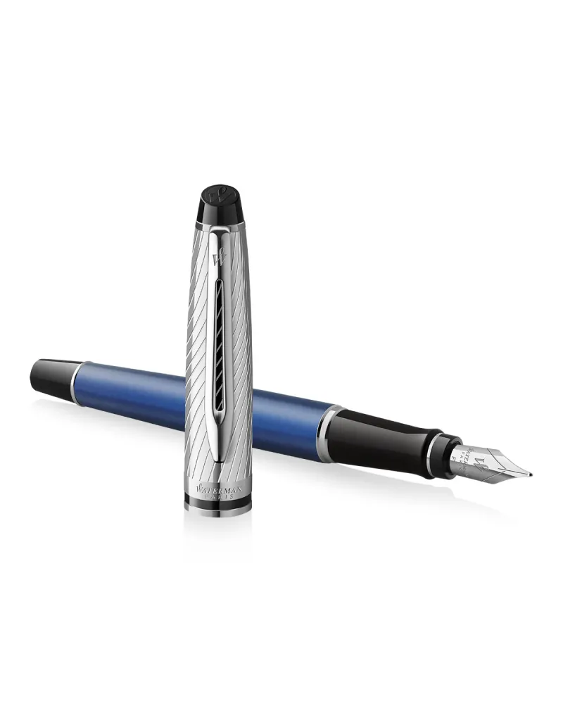 Pi&oacute;ro wieczne Waterman Expert Deluxe Metalic Niebieski (2187650)