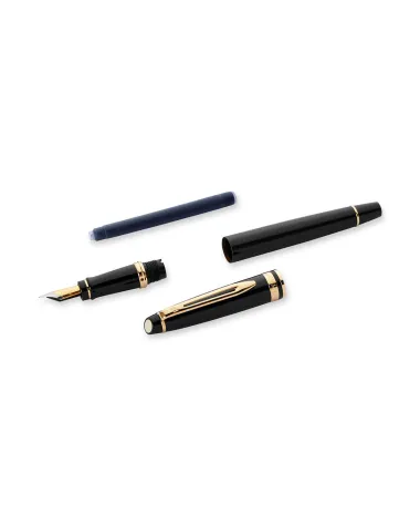 Zestaw Pióro Waterman Expert czarne GT z grawerem Zestaw Pióro Waterman Expert czarne GT z grawerem