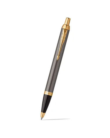 Zestaw Długopis Parker + Pióro IM Grey GT w Pudełku z Grawerem (2214613/3) Zestaw Długopis Parker + Pióro IM Grey GT w Pudełku z Grawerem (2214613/3)