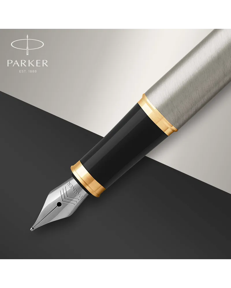 Zestaw Pi&oacute;ro wieczne Parker IM Brushed Metal GT + Zegarek Paul Lorens (1931649/5)