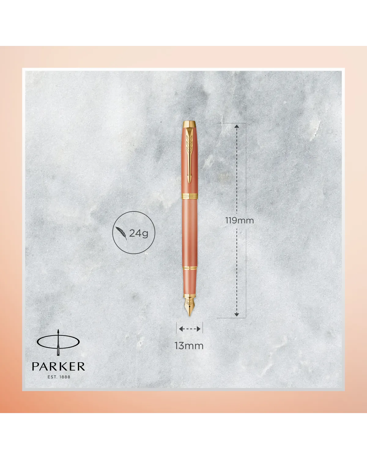 Pi&oacute;ro wieczne Parker IM Rituals Turquoise Orange (2203900)