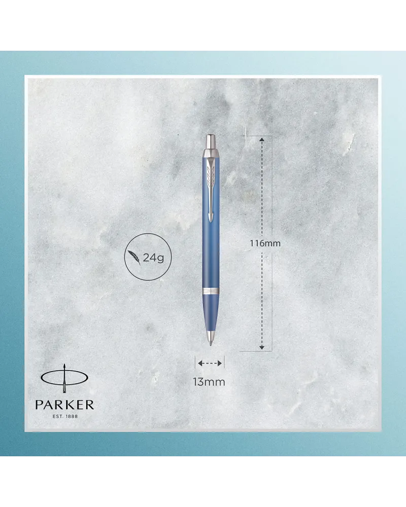 Długopis Parker IM Rituals Turquoise Blue CT (2203906)