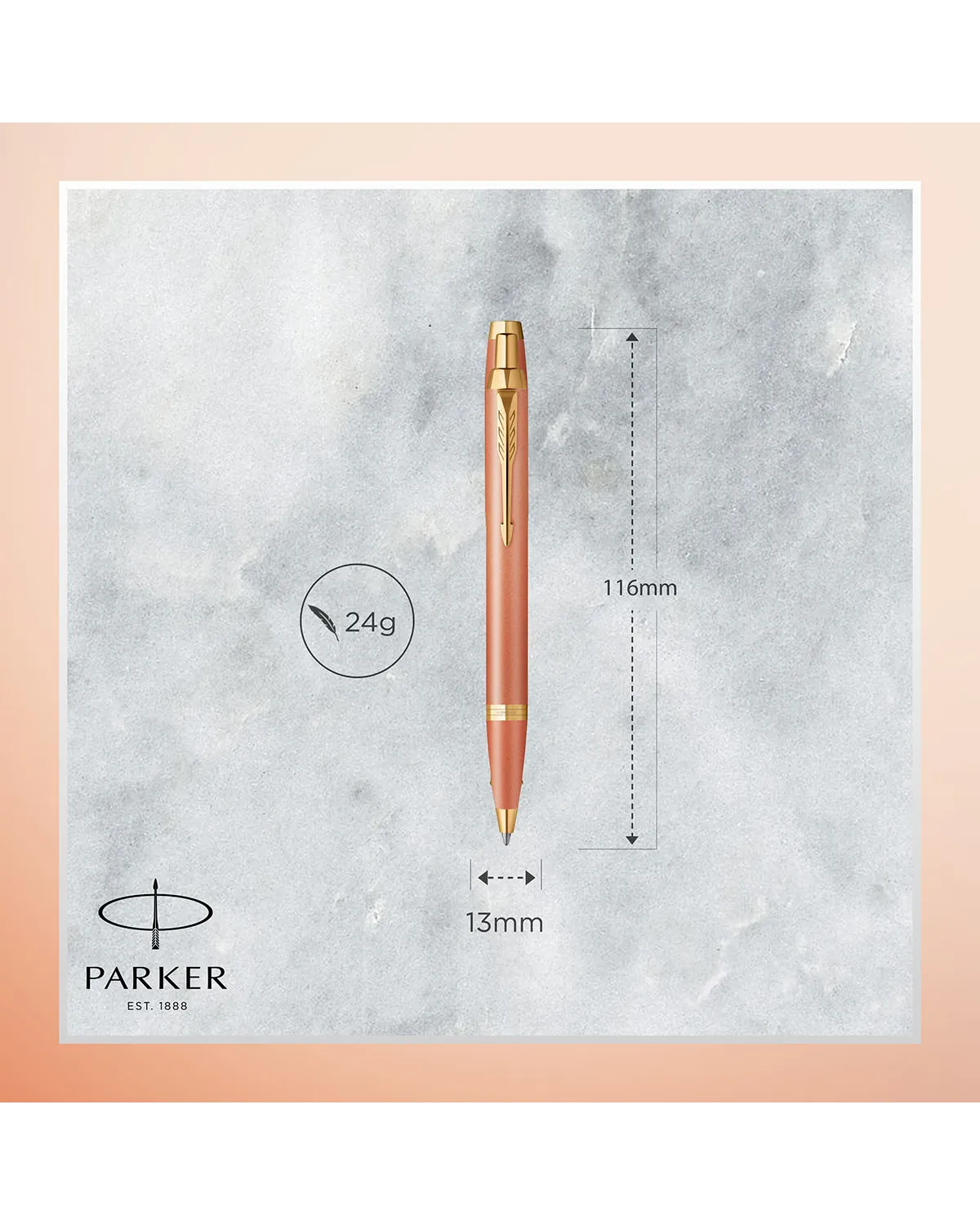 Długopis Parker IM Rituals Turquoise Orange GT (2203902)